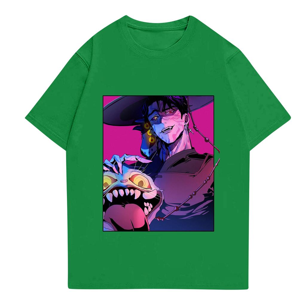Kid's Anime Printed Short Sleeved T-shirt