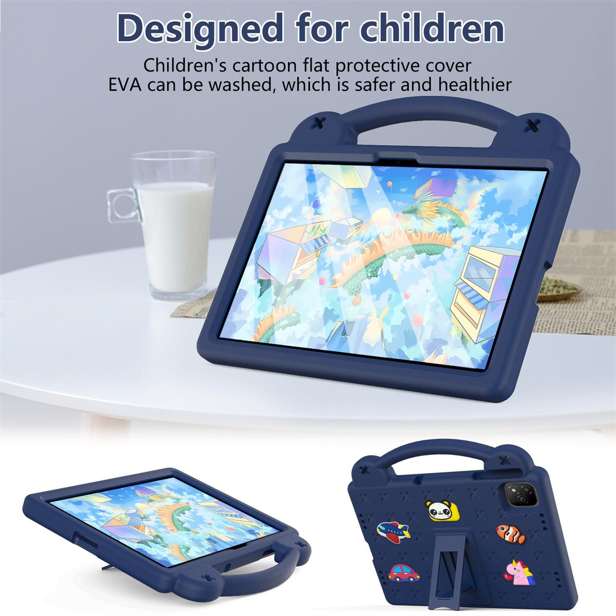 

For Infinix Xpad Case Kids EVA Tablet Cover Navy Blue