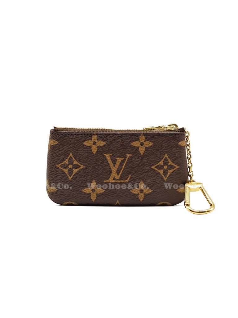 Louis Vuitton Klassische Monogramm-Kette kompakt und tragbar Canvas mit Monogramm-Beschichtung Schlüssel- und Münzbörse Damenstil braun