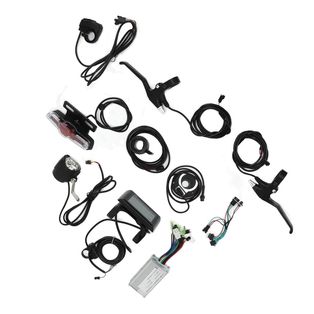 36V 48V 17A Bike Modified Controller S900 Dispaly Panel Electric Bike Conversion Kit for 250W‑350W Gear Motor