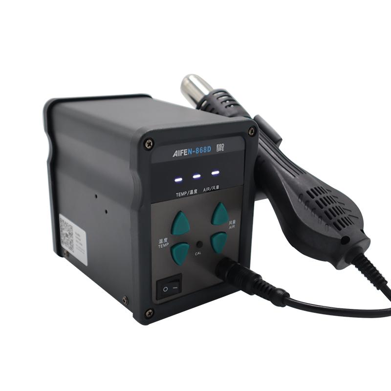 AIFEN-868D Stasiun Udara Panas 700W LED Digital Solder Besi Pematrian Ulang Stasiun Solder Pistol Panas Untuk Perbaikan Pengelas