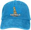 Denim Cap Australian Kangaroo Baseball Dad Capss Classic Adjustable Casual Sports for Unisex Women Hat
