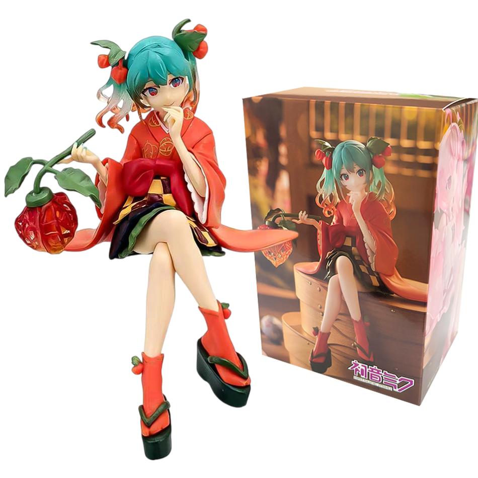 The Hatsune Miku of the Closed Window World Theater Version World Plan Collapsed World Hatsune Miku PVC Figure Model Toys Gift