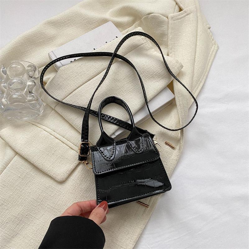 Retro Umhängetasche trendige Mode neue Crack-Tasche Damen-Handtasche lässige Handtasche