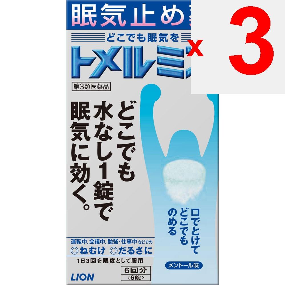 LION Tomelmin 6 tablets Anti-sleepiness agent Anti-sleepiness agent Efficacy: Removal of drowsiness and fatigue Anti-sleepiness agent