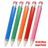 18/34/39CM Big Pencil Wooden Large Wood Pencil Fun Gift Stationery Pencil  School Office