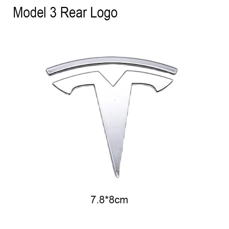 UBLM4 3D ABS Emblema Cofano Anteriore Auto Adesivo Badge Baule Posteriore Per Tesla Model 3 Model Y Decorazione Sostitutiva Decalcomanie Accessori