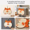 Sisal Cat Scratcher Mat Cartoon Design Cat Scratching Pad with Sticker Tape for Floor Wall To Protect Couch Carpet Furniture
