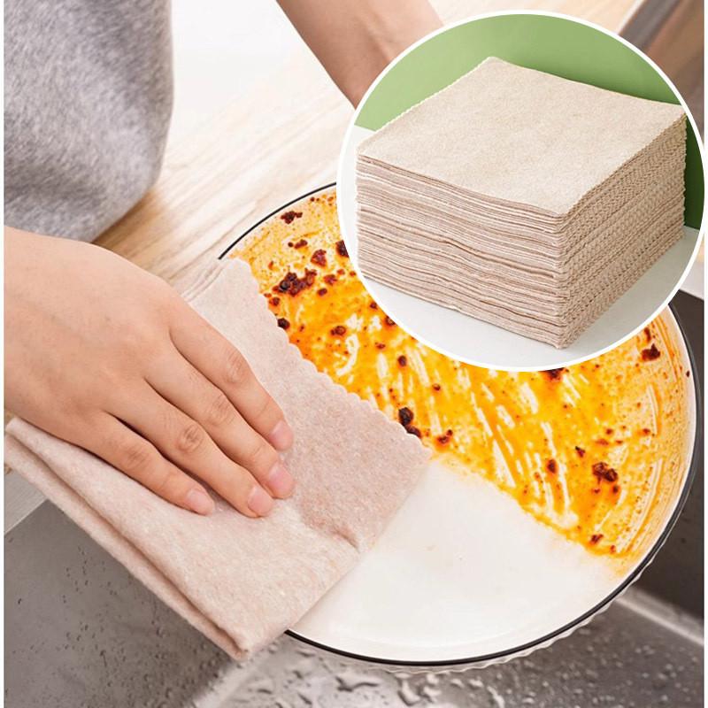 Gourd Dishcloth Silk Oil Absorbent Kitchen Easy Cleaning Washing Cloth Tool