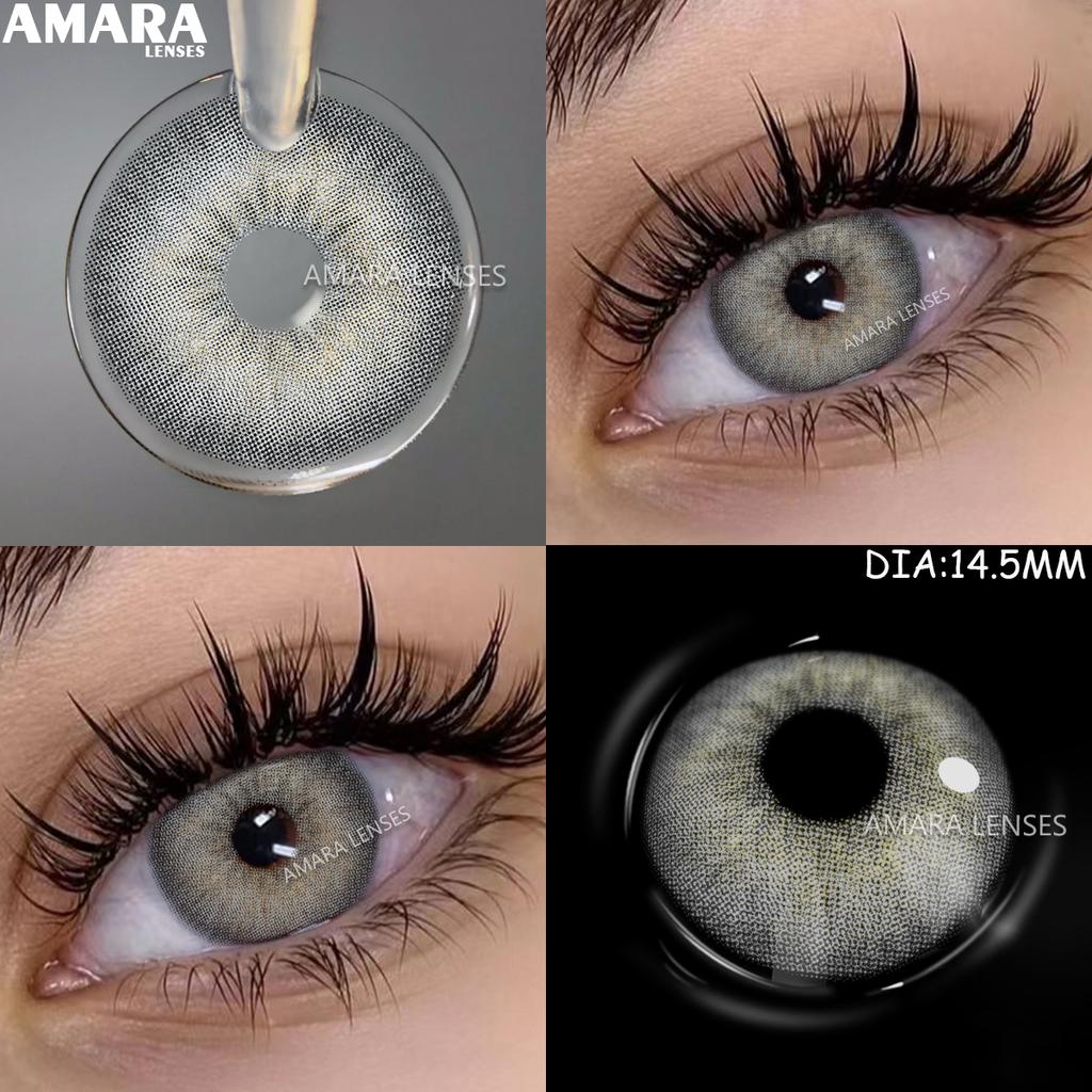 EYESHARE Natural Green Contacts Lenses for Eyes Brown Colored Lenses Gray Pupils Blue Lenses Yearly Colorful Makeup Eye Contact
