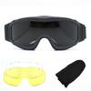 Hot Sale Ess Tactical Military Goggles CS Outdoor Equipment Shooting Protection Impact-resistant Three-lens Set Goggles