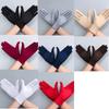 Mode Sommer Spandex Handschuhe Damen Herren Sexy Fäustlinge Sonnenschutz Weiß Schwarz Etikette Dünn Kurz Dehnbar Elegant Tanzhandschuhe