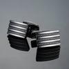 Classic Men's French Shirt Cufflinks High Quality Round Laser Metal Cuffs Buttons Business Suit Accessories, Jewelry Wholesale