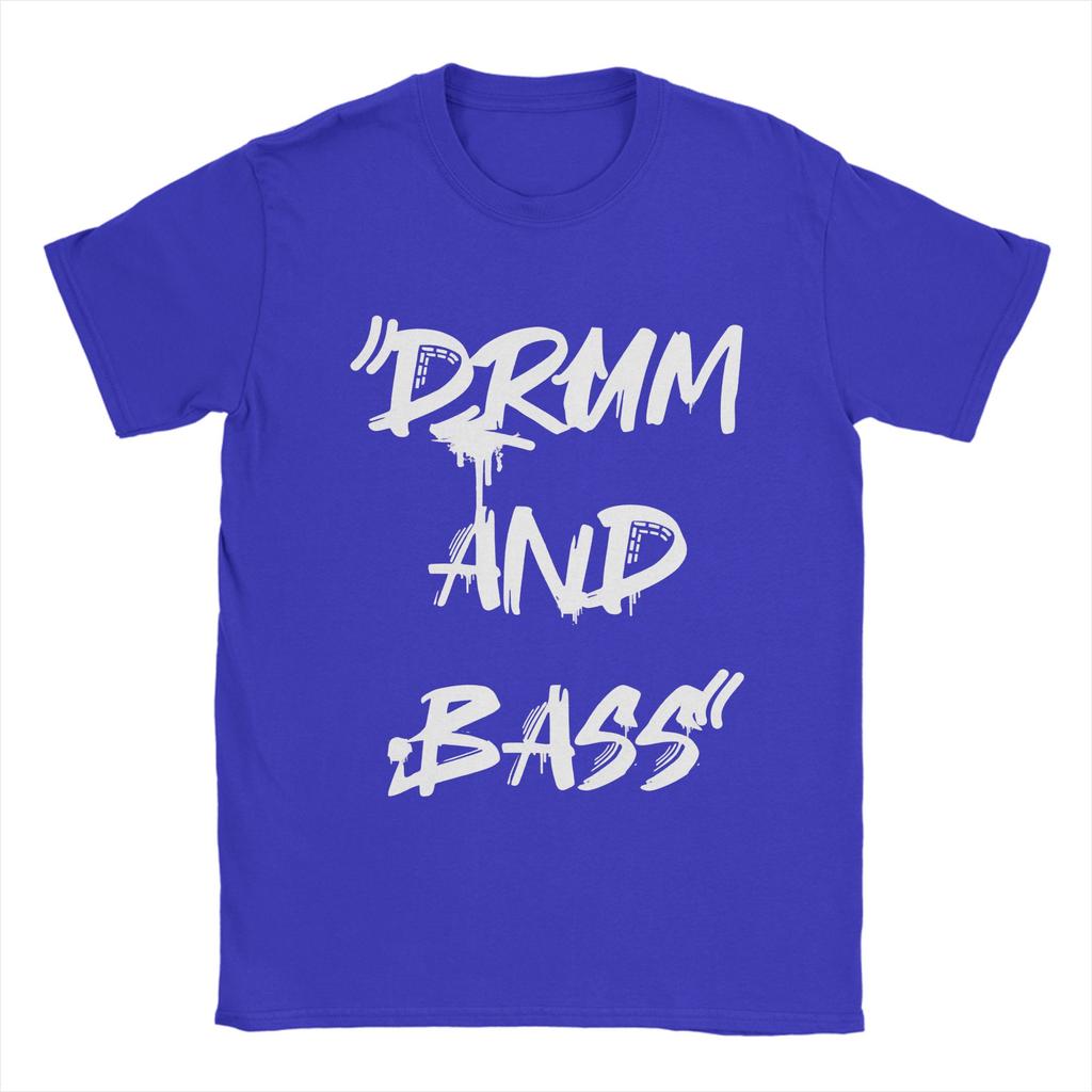 Unisex Drum And Bass Music Electronic  T Shirt  Pure Cotton Clothing Fashion Short Sleeve O Neck Tee Shirt Party TShirts