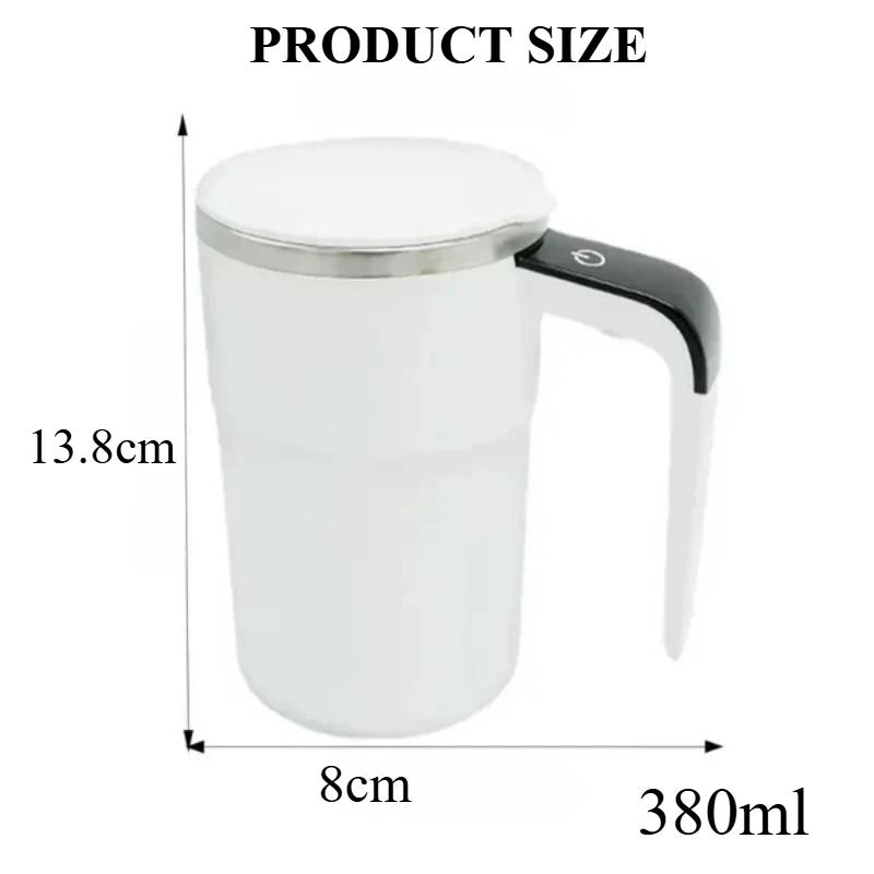 Stainless steel magnetic coffee cup with lid, rechargeable coffee cup, LED temperature display, home smart coffee cup