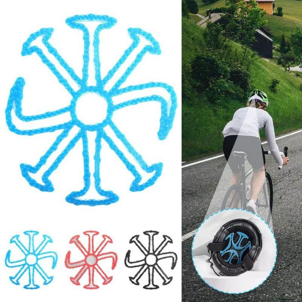 Flexible Bikes Head Cover Silicone Pad Inserts Mats Liner Cycling Head Cover  Helmet Accessories