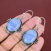 Blue Lace Agate Earrings Original Gemstone Jewelry 925 Sterling Silver Earrings Handmade Dangle Earring Engagement Gifts Brand New Earrings