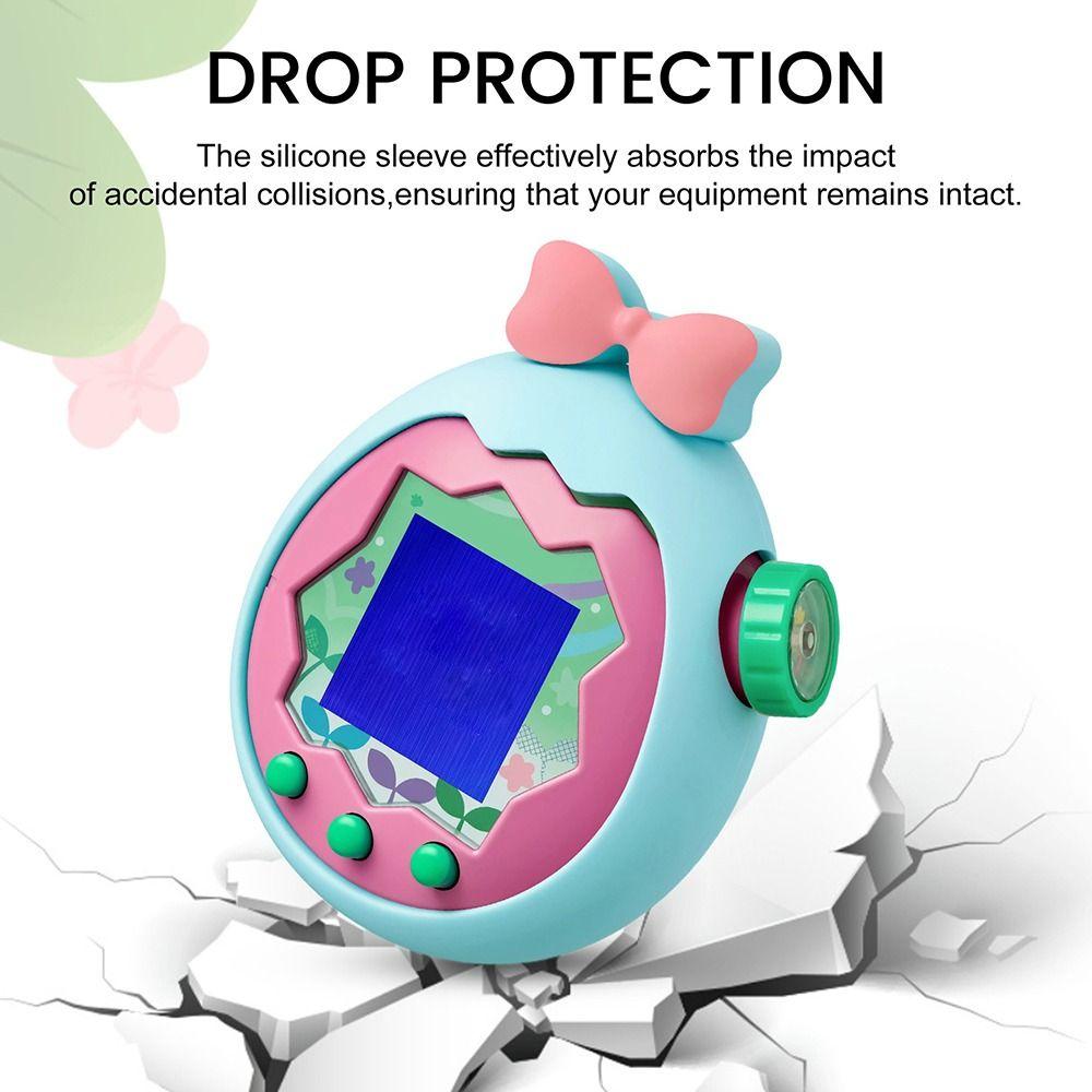 Silicone Games Console Protective Cover Cartoon Shockproof Soft Shell Anti-Scratch Protective Case for Tamagotchi Paradise