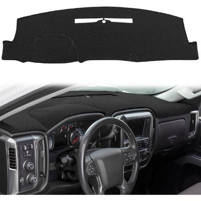 Dash Cover  Fit For 2014-2018 Chevy Chevrolet Silverado/GMC Sierra 1500,2015- Chevy Silverado/GMC Sierra 2500HD 3500HD,Dashboard Pad Carpet No