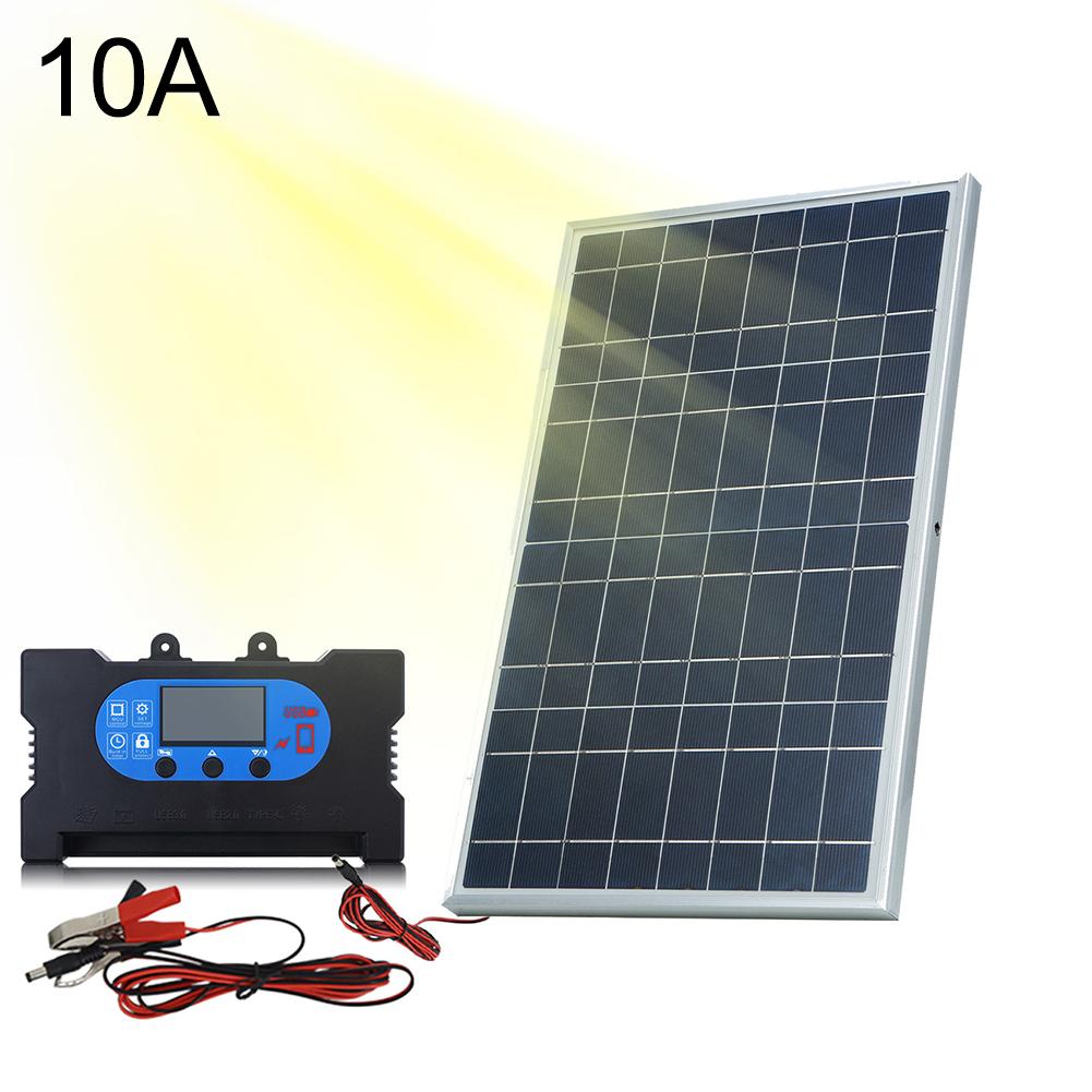 Complete Solar Charging System Mobile EV Charging 10W Solar Controller Comprehensive Accessory Kit Efficient Energy Absorption