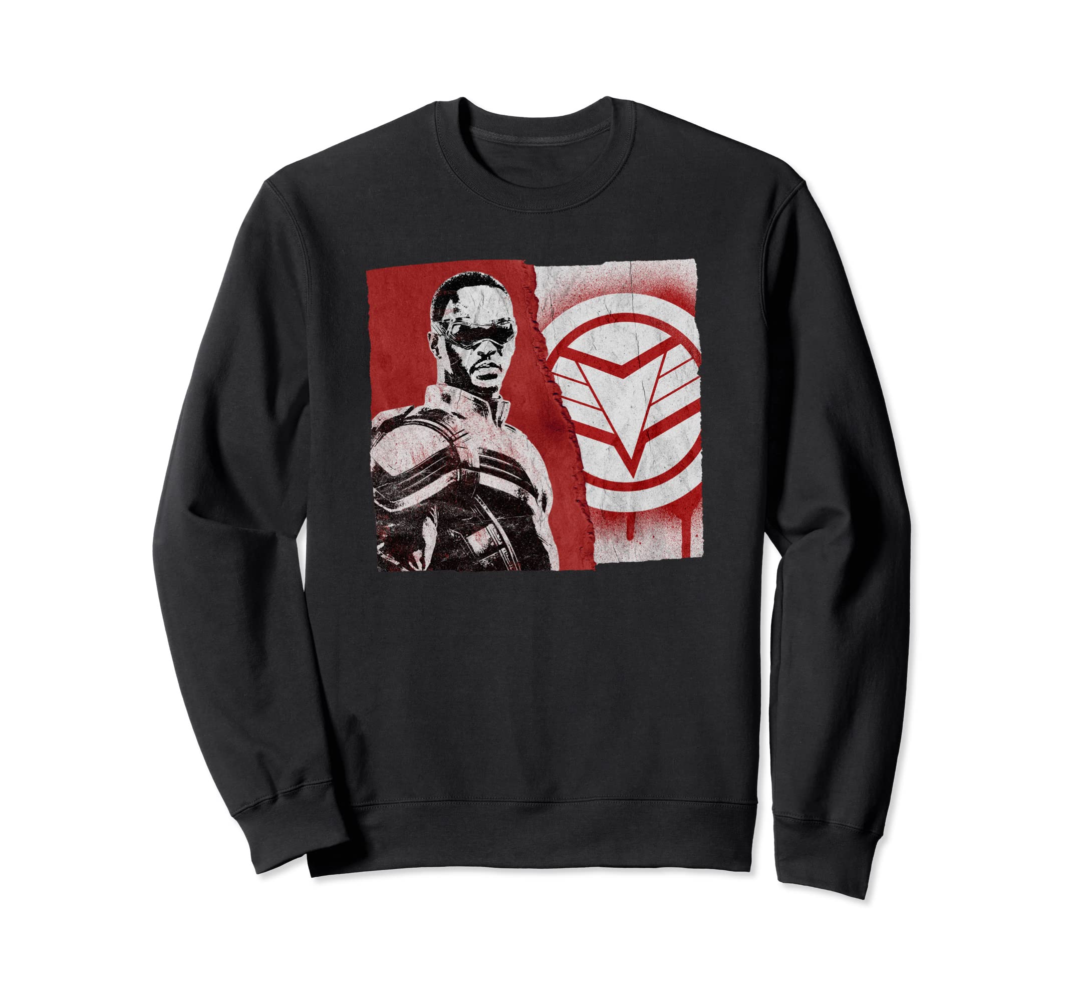 

Marvel The Falcon and The Winter Soldier Sam Wilson Flag Sweatshirt