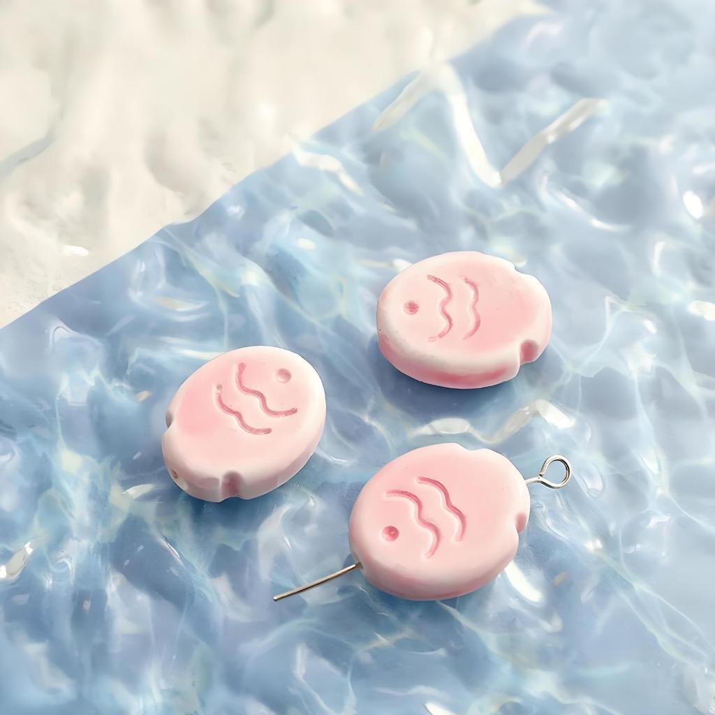 Colorful Ceramic Fish Beads for DIY Jewelry Making