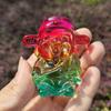 Crystal Glass God of Wealth Ornament: Home & Wedding Decoration Gift