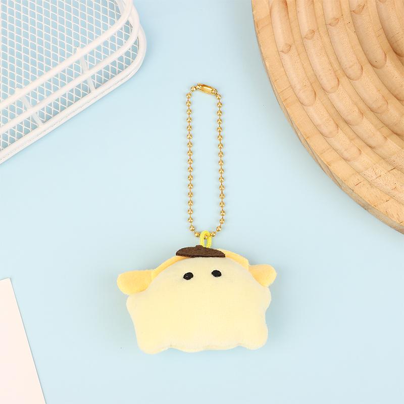 

1 шт. Sanrio Привидение Мини Плюшевая Игрушка с Глазками-Бусинками Крутой Рис Кт Маленькая Сумка Подвеска Кукла Брелок Игрушка