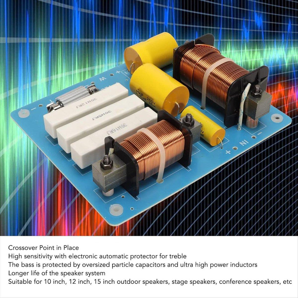 

2 Way Crossover 800W Maximum Professional Frequency Divider for Stage Conference Speaker China Mainland