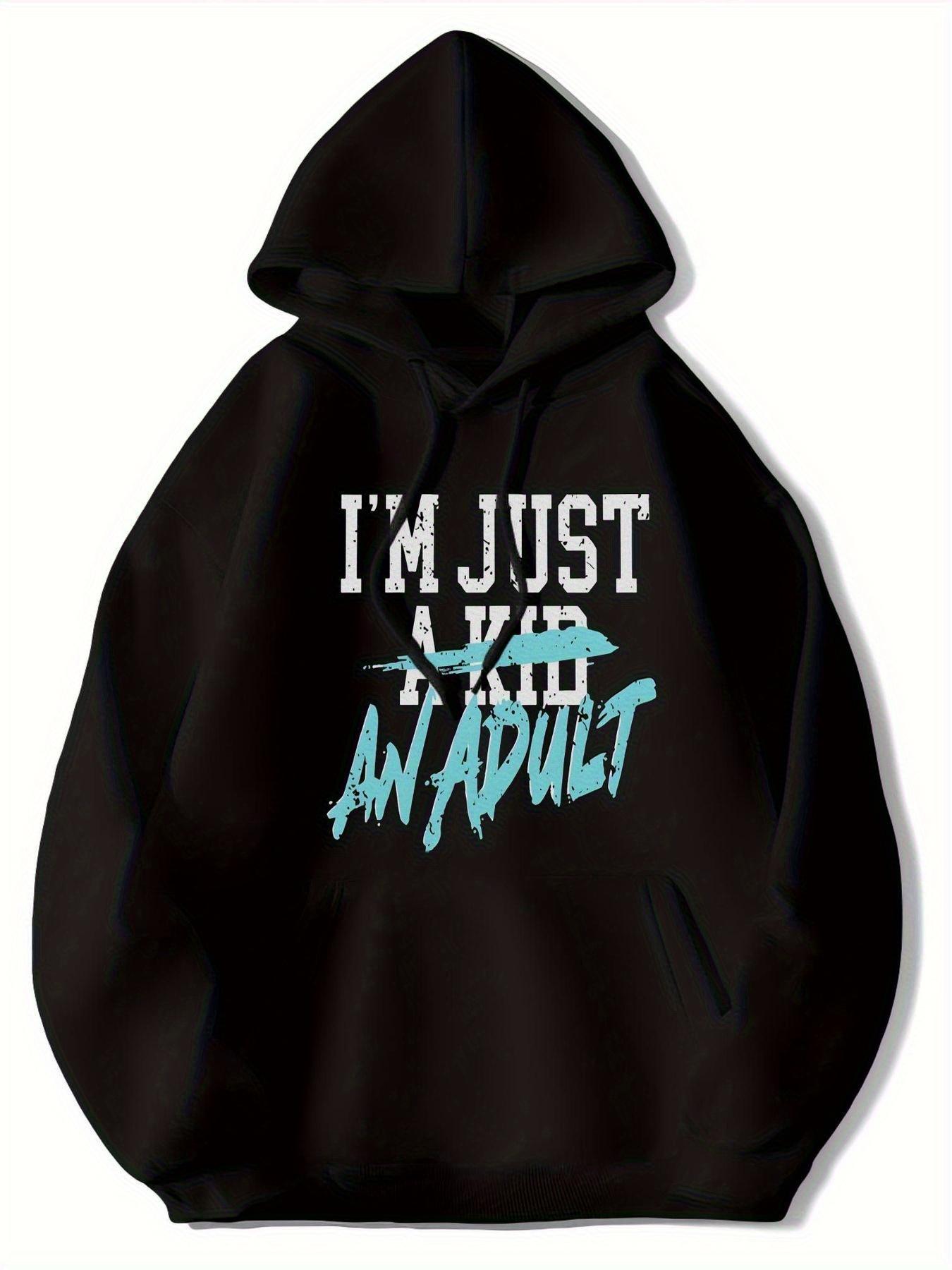 

Men s adult hooded sweatshirt - loose fit, all-season comfort, machine washable, humorous graphic design, versatile casual wear 3XL