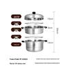 Midea Stainless Steel 3-Tier Steamer Pot