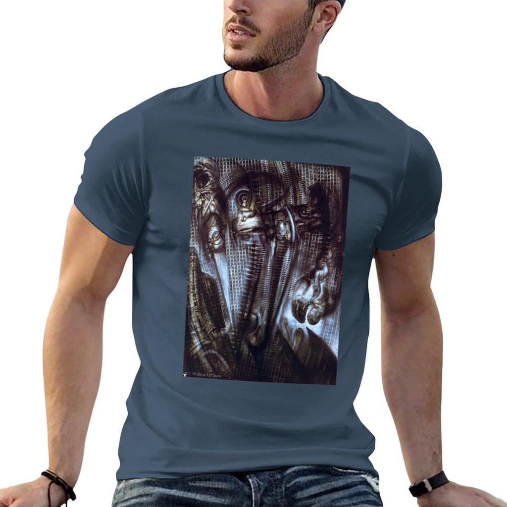 Hans Ruedi Giger Kunstwerk Tshirt Fitness Quick Dry Short Sleeve Top