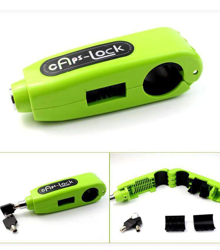 Electric Car Anti-Theft Handlebar Lock with Throttle Lock and Horn for Scooters and Motorcycles