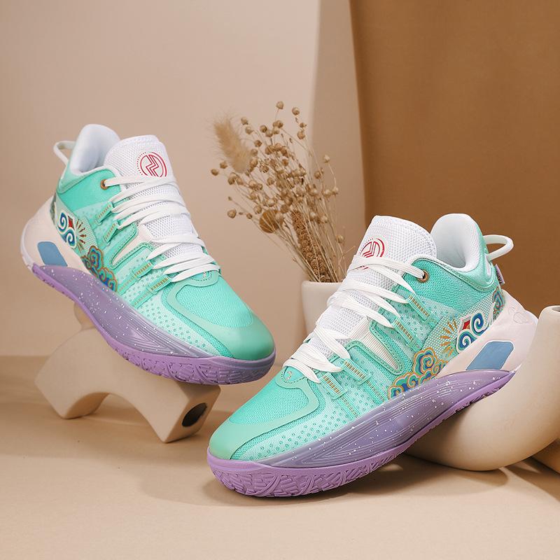Basketball Shoes Men's CJ2 Shoes Guard Actual Combat Youth Sneakers Genuine Women's Low-top Children's Spring Sports Sneakers