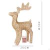 Peaceful Deer Decor Lighted Figurine for Room Bedroom