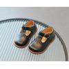Girls Solid Color British Style Kids Princess Leather Shoes College Style Casual Single Shoes