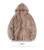 Arctic Velvet Men's Winter Hooded Cardigan - Loose Fit, Warm & Fluffy Style