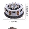 Yibai Ke Clutch Assembly for Tornado 250cc Motorcycle (6 Springs, 6 Plates)