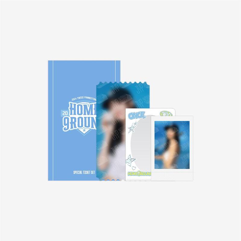 ENSEMBLE DE BILLETS SPÉCIAUX TWICE HOME 9ROUND Carte Photo Officielle & Mini Porte-