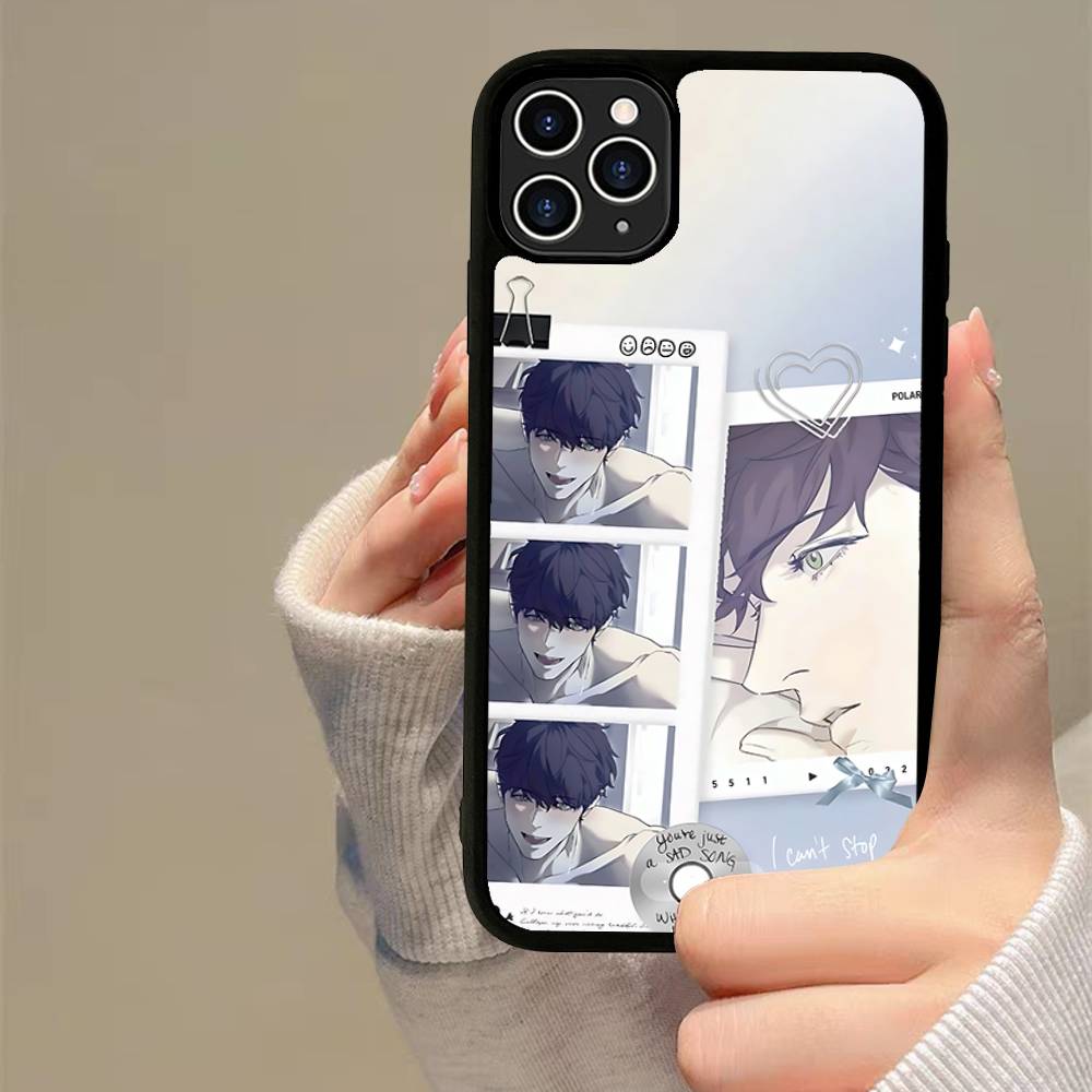 Nerd Project Bl Anime Phone Case For iPhone 16 Pro Max 15 14 Plus 14 13 12 11 17 PC+TPU Cases Back Cover