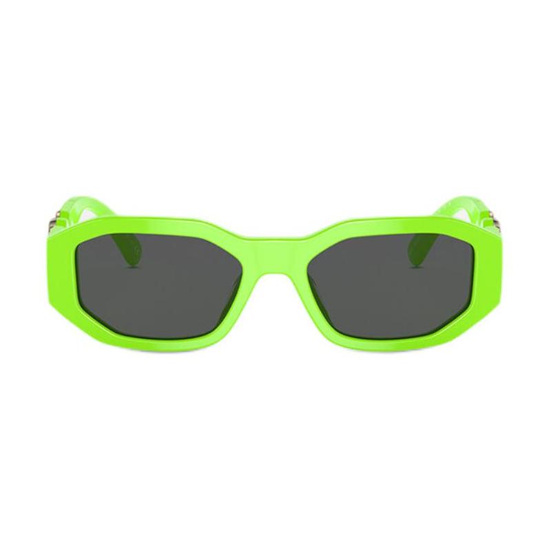 Versace Temple Badge Logo Irregular Sunglasses Children's Green 12184142 0VK4429U53698748-Green 48
