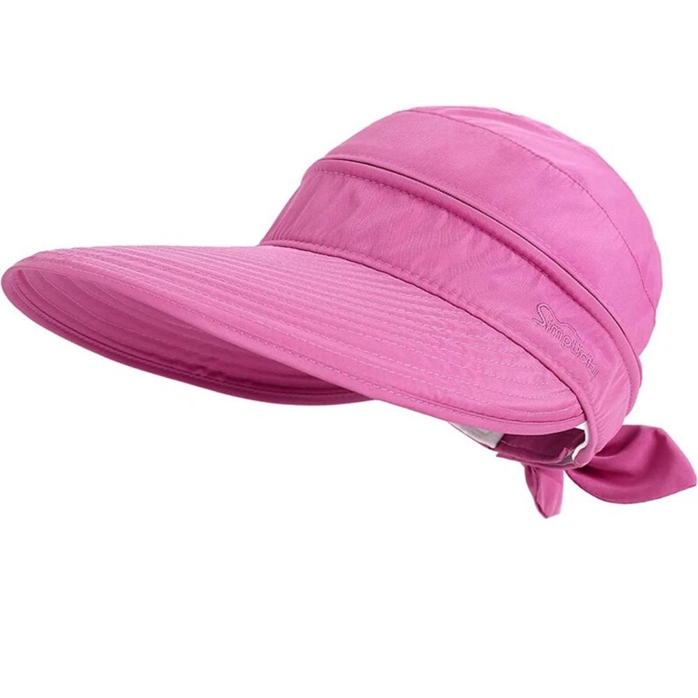 Foldable Hat Wide Brim Sun Hat Summer Hat Protective For Beach Ladies Women Anti-Uv Beach Visor Caps Hats