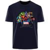 Fantastic Four Creative Printed TShirt American Marvel Summer New Mens and Womens Trendy Loose Casual Short Sleeve Top
