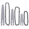 1Set for Electric Saw Chain Guide Plate Set Electric Saw Parts Garden Tool Saw Chain Kit 4/6/8 Inch Logging Pruning