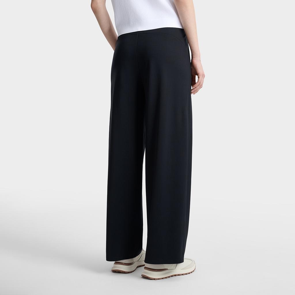 Fila White Comfortable Knitted Stretch Casual Pants Women bottoms F11W623602F-BK