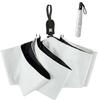 Lightweight Parasol UV Complete Reflective Cooling Automatic Compact Folding UV Suitable for Sunny and Rainy and Day Gift (210g), 100% Protection,
