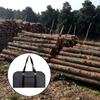 Waxed Canvas Firewood Storage Bag Packaging with Handles Large Capacity BBQ Log Tote Carrier for