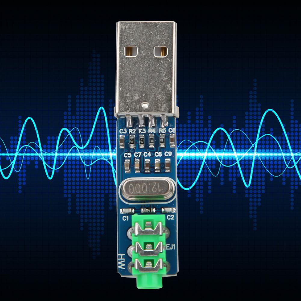 5V Mini USB DAC Decoder PCM2704 USB Soundkarte Analoge DAC DecoderplatinePCM2704