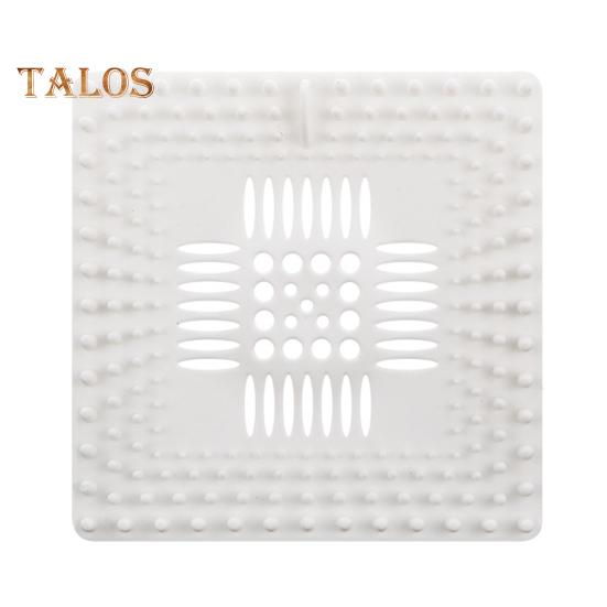 4 Bucăți Sifon de Duș Colector de Păr Pătrat Plastic Strecurătoare Chiuvetă Anti-Înfundare Cadă de Baie & Bucătărie Filtru Sifon Previne Țevile Înfundate Protecție Păr