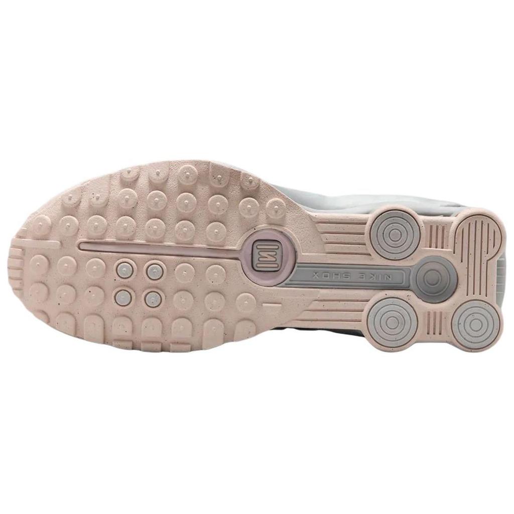 Nike Shox R4 Barely Rose Μεταλλικό Πλατινέ Γυναικεία Αθλητικά Παπούτσια Ροζ AR3565-600